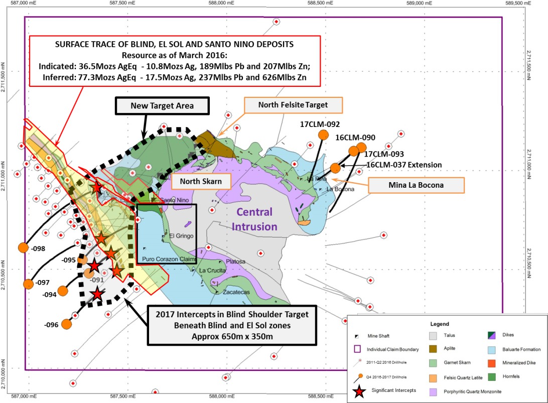 Southern Silver Extends Silver-Copper Zone to 32.2m (est. TT) of 105g/t ...