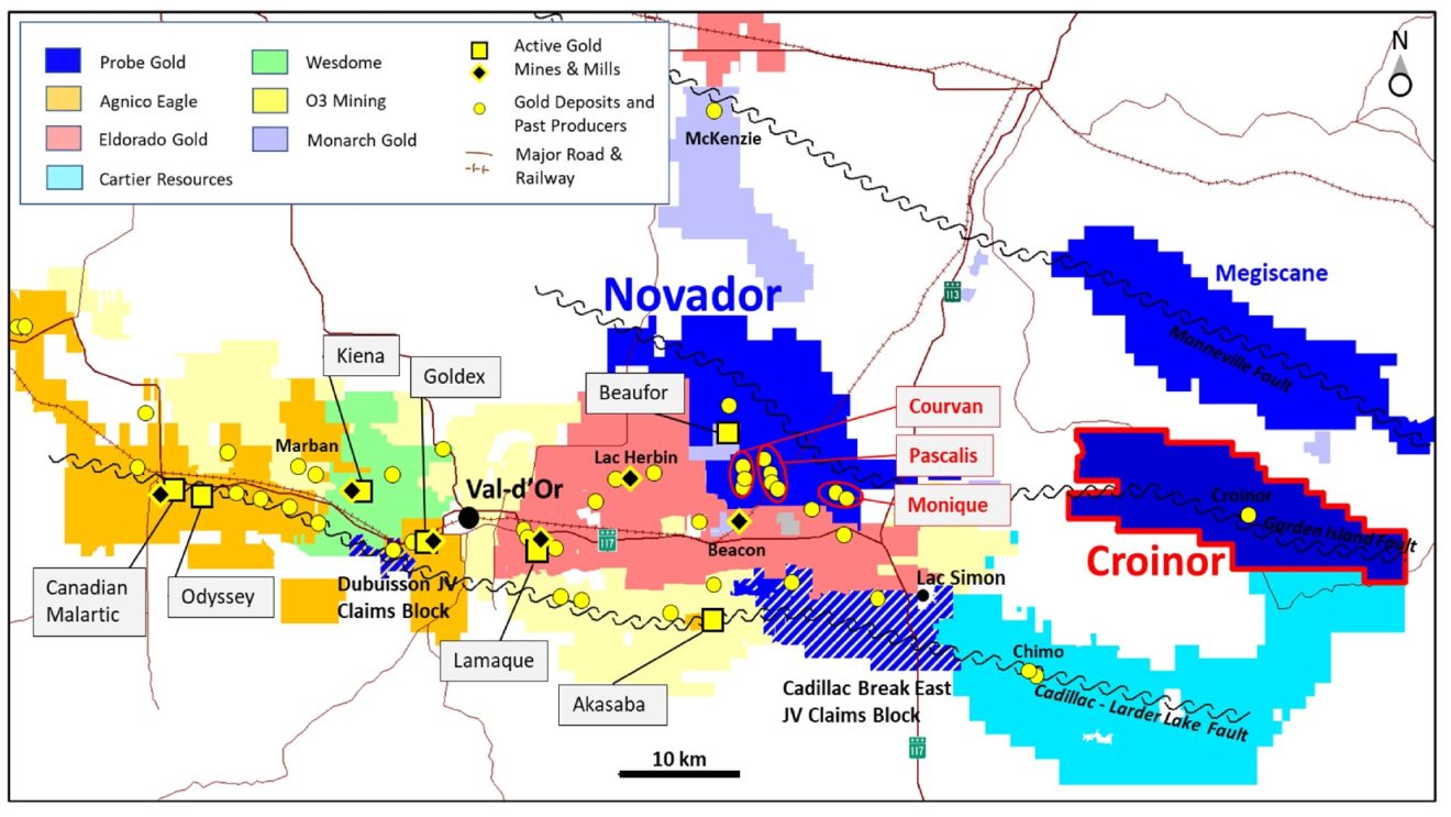Probe Gold to Acquire the Croinor Gold Property in Val-d’Or, Quebec ...